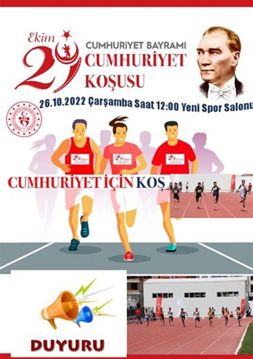 29 EKİM CUMHURİYET BAYRAMI KOŞUSU