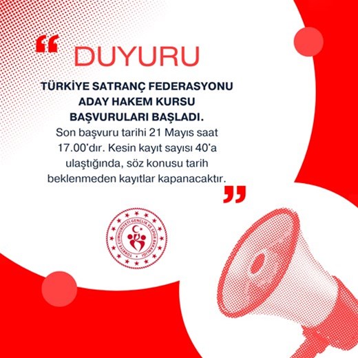 SATRANÇ ADAY HAKEM KURSU 